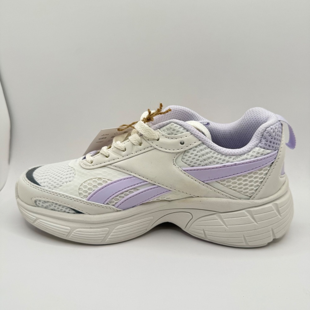 Reebok Chaos Running Girls Shoes Natural Light Purple AR30303S-CCI Size 4 NEW - Picture 5 of 10
